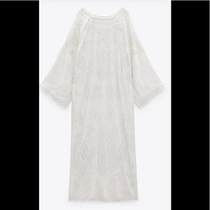 Zara White Midi Dress
